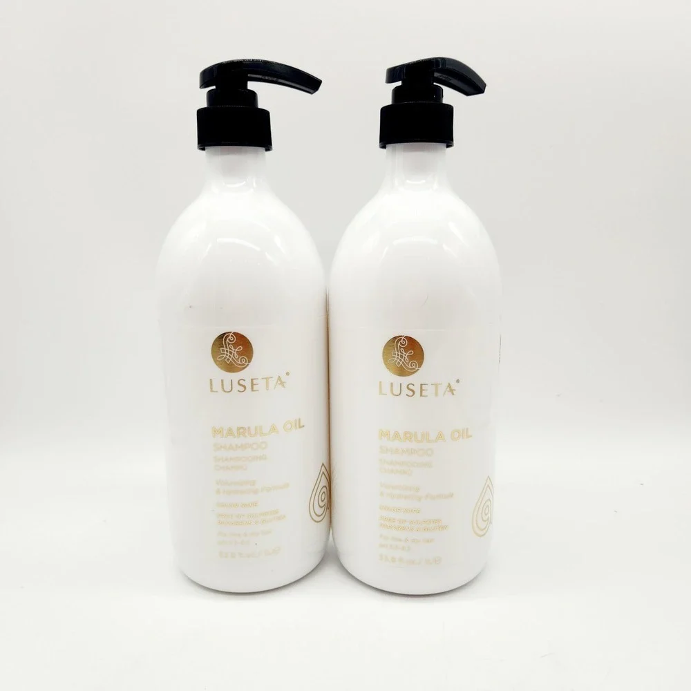 2-Pack Luseta Marula Oil Shampoo Volumizing Sulfate Free Dry Fine Hair Clean Car